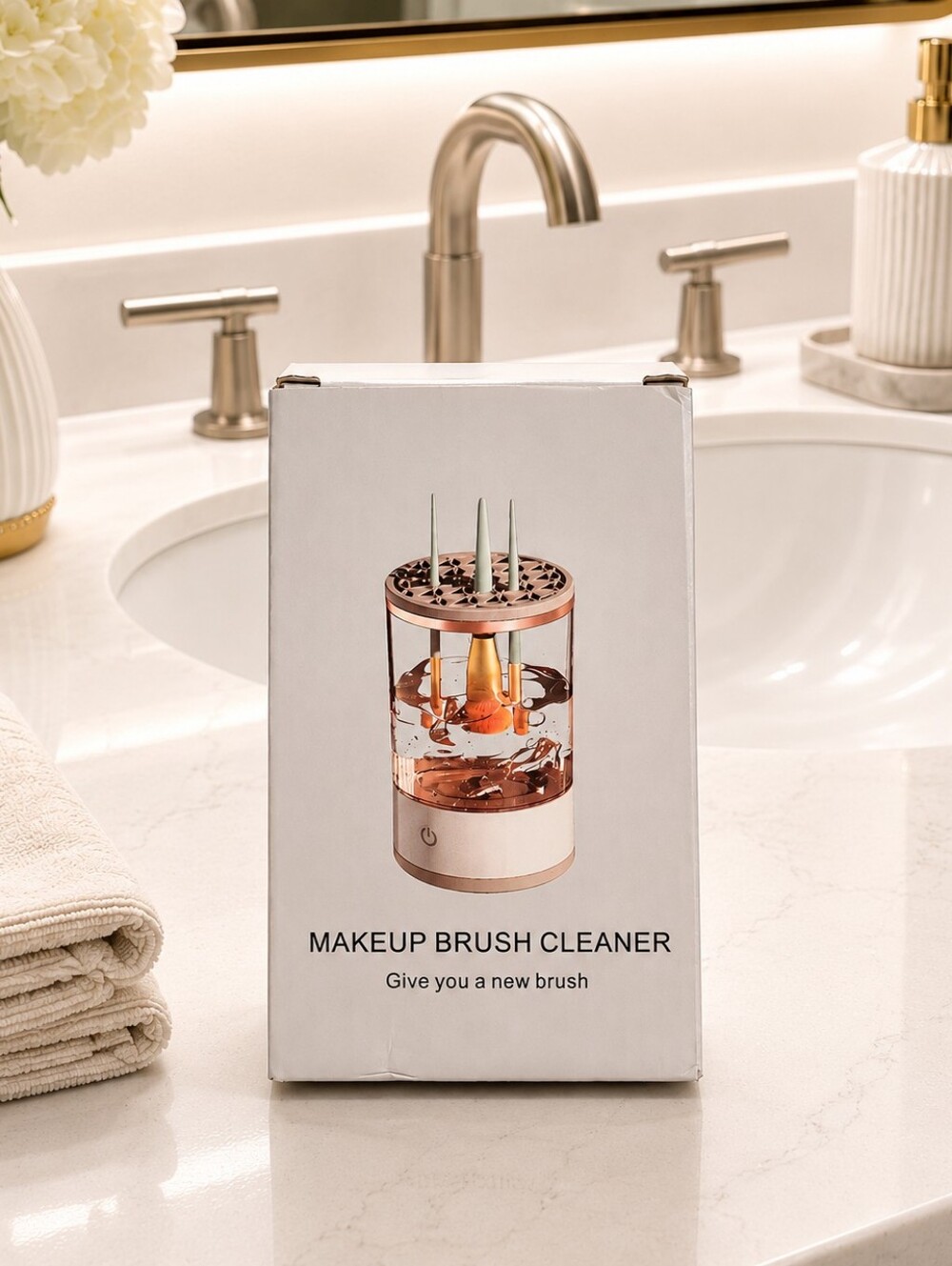 Luxe Brush Spa Cleaner ✨🛁 🆕 Brand New in Box! 🆕